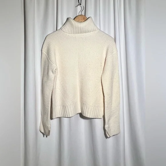 Veronica Beard Ecru Matilda Wool Cashmere Sweater | XS - Picture 10 of 13
